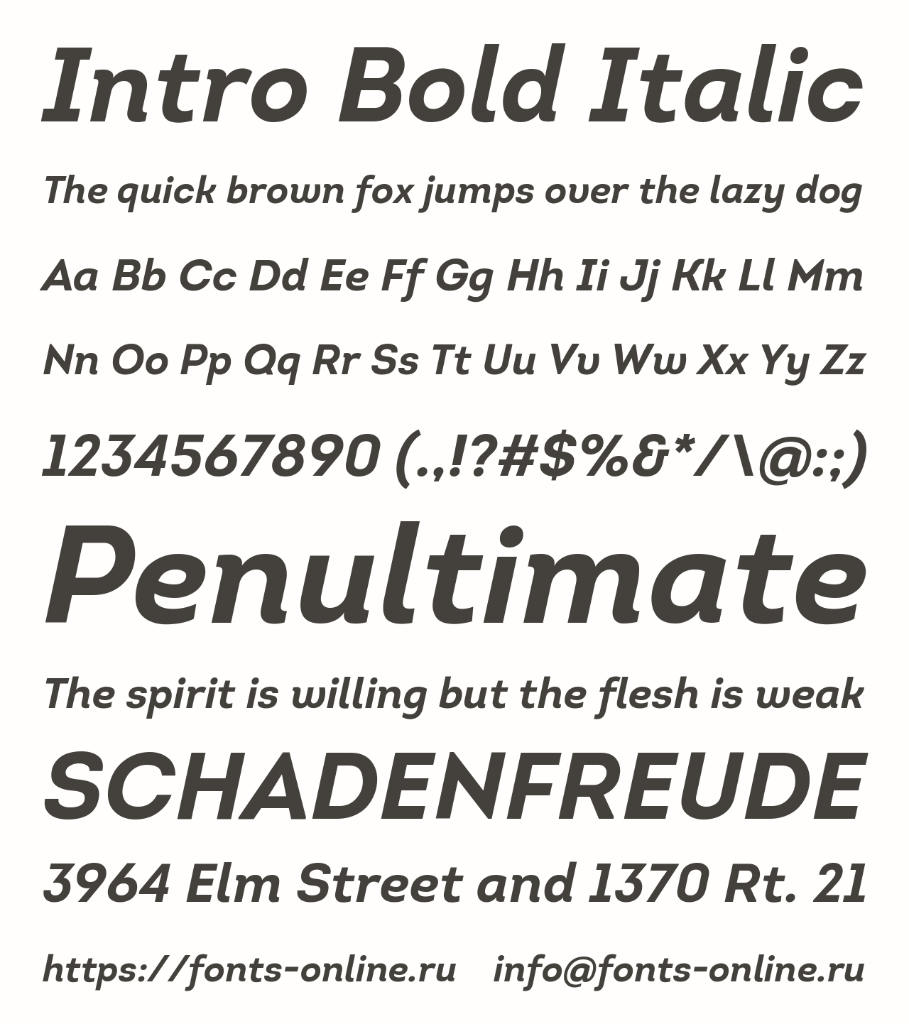 Intro Bold Italic Free Font Download